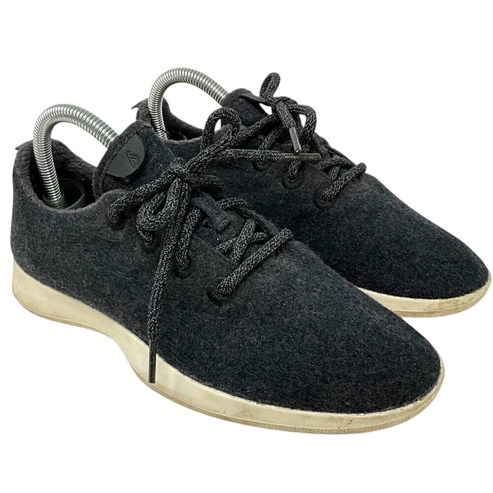 Allbirds Wool Runner Sneakers Charcoal Gray US Size 8 Women's Trainers Lace Up